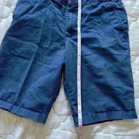 Polo Ralph Lauren Boys’ Classic Chino Shorts Solid  Navy Blue Size 14 youth - Picture 8 of 9